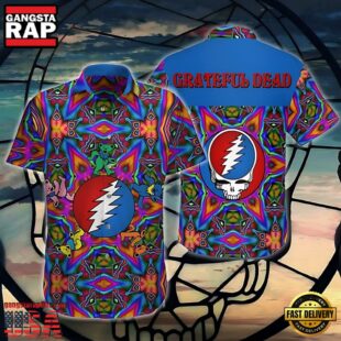 Grateful Dead Kaleidoscope Lightning Unisex Hawaiian Shirt