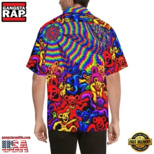 Grateful Dead Psychedelic Bears Unisex Hawaiian Shirt