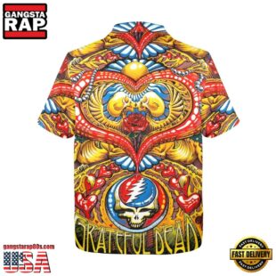 Grateful Dead Psychedelic Love Unisex Hawaiian Shirt