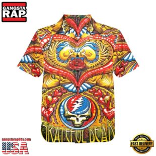 Grateful Dead Psychedelic Love Unisex Hawaiian Shirt