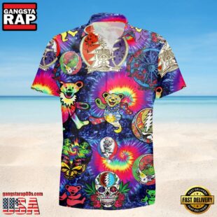 Grateful Dead Psychedelic Paradise Unisex Hawaiian Shirt