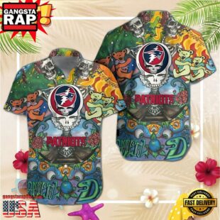 Grateful Dead X New England Patriots NFL Unisex Hawaiian Shirt