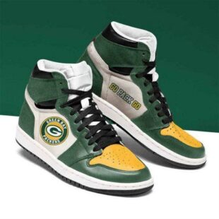 Green Bay Packers Nfl Football Air Jordan Shoes Sport Sneaker Boots For Men Women