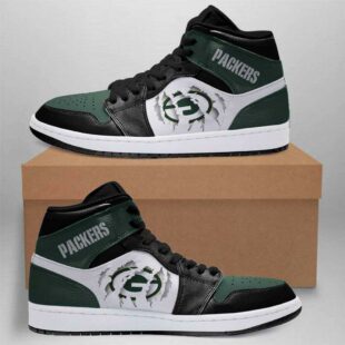 Green Bay Packers NFL Scratch JD1 Boot Sneakers Shoes