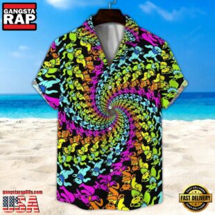 Hypnotic Grateful Dead Bears All Over Print 3D Unisex Hawaiian Shirt