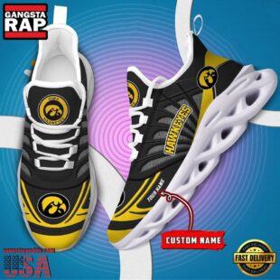 Iowa Hawkeyes NCAA Custom Max Soul Shoes Sneaker