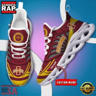 Iowa State Cyclones NCAA Custom Max Soul Shoes Sneaker