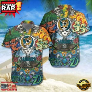 Jacksonville Jaguars Grateful Dead NFL Unisex Hawaiian Shirt