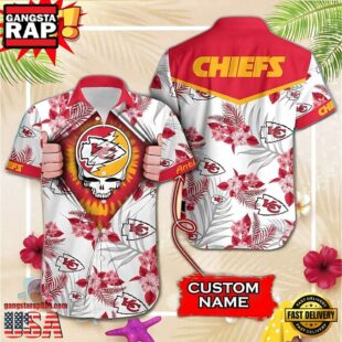 Kansas City Chiefs Grateful Dead Personalized Unisex Hawaiian Shirt