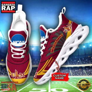 LouisianaMonroe Warhawks NCAA Custom Max Soul Shoes Sneakers