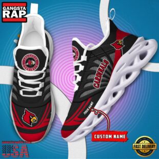 Louisville Cardinals NCAA Custom Max Soul Shoes Sneaker