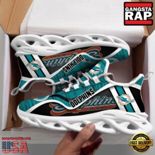 Miami Dolphins NFL Clunky Max Soul Shoes Gift For Fans