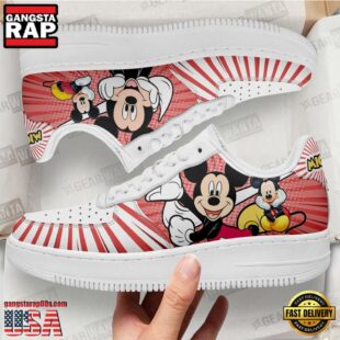 Mickey And Minnie Mouse Air Force 1 Shoes Gift For Men Women