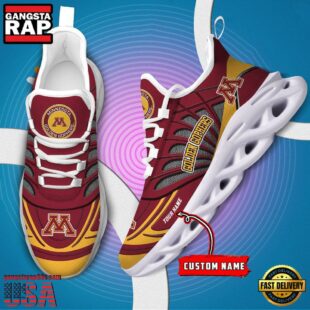 Minnesota Golden Gophers NCAA Custom Max Soul Shoes Sneaker