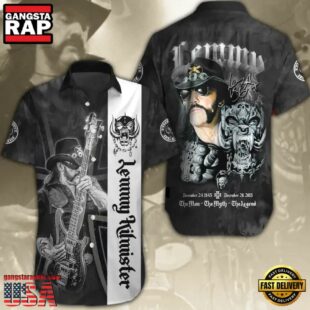 Motorhead Rock Band Lemmy Kilmister 3D Hawaiian Shirt