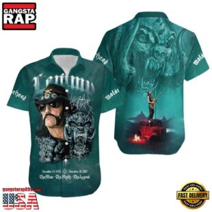 Motorhead Rock Band Lemmy Tribute Legendary Hawaiian Shirt