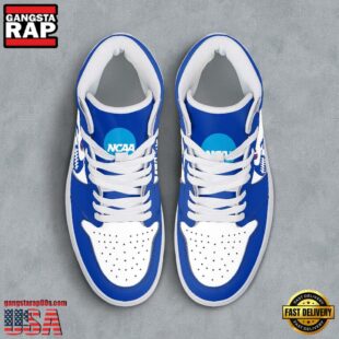 NCAA Boise State Broncos Grunge Style Custom Air Jordan 1 Shoes