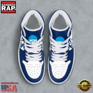 NCAA BYU Cougars Grunge Style Custom Air Jordan 1 Shoes