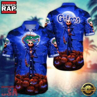 NCAA Florida Gators Halloween Jack Hawaiian Shirt