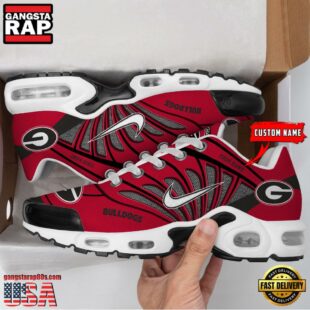 NCAA Georgia Bulldogs Sport Football Logo Custom Air Max Plus Shoes