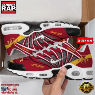 NCAA Iowa State Cyclones Sport Football Logo Custom Air Max Plus Shoes