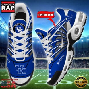 NCAA Kentucky Wildcats Sport Football Logo Custom Air Max Plus Shoes