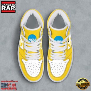 NCAA lowa State Cyclones Grunge Style Custom Air Jordan 1 Shoes