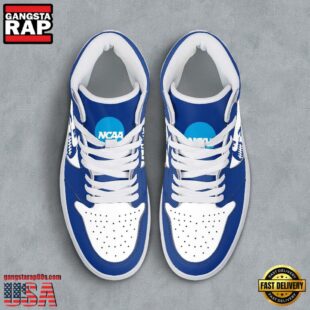 NCAA Memphis Tigers Grunge Style Custom Air Jordan 1 Shoes