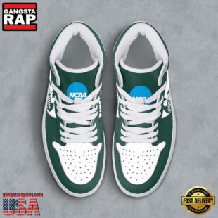 NCAA Michigan State Spartans Grunge Style Custom Air Jordan 1 Shoes