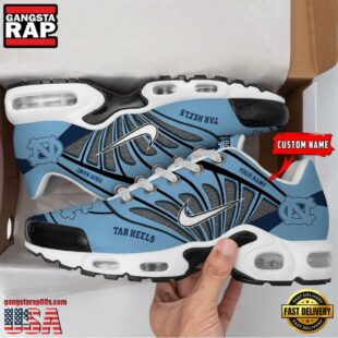 NCAA North Carolina Tar Heels Sport Football Logo Custom Air Max Plus Shoes