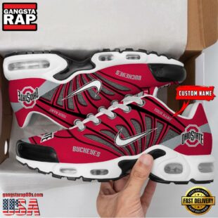 NCAA Ohio State Buckeyes Sport Football Logo Custom Air Max Plus Shoes