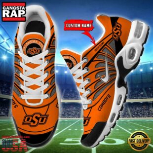 NCAA Oklahoma State Cowboys Sport Football Logo Custom Air Max Plus Shoes