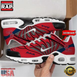 NCAA Ole Miss Rebels Sport Football Logo Custom Air Max Plus Shoes