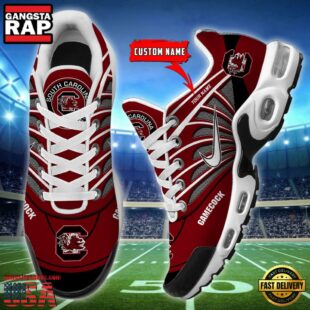 NCAA South Carolina Gamecocks Sport Football Logo Custom Air Max Plus Shoes