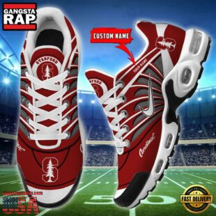 NCAA Stanford Cardinal Sport Football Logo Custom Air Max Plus Shoes