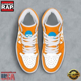 NCAA Tennessee Volunteers Grunge Style Custom Air Jordan 1 Shoes