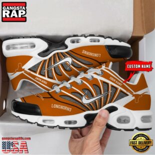 NCAA Texas Longhorns Sport Football Logo Custom Air Max Plus Shoes