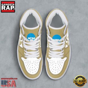 NCAA UCF Knights Grunge Style Custom Air Jordan 1 Shoes