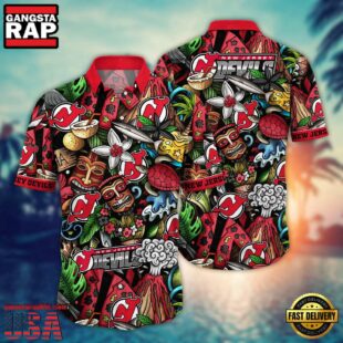 New Jersey Devils NHL Team Hawaiian Shirt