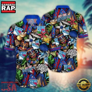 New York Rangers NHL Hawaiian Shirts