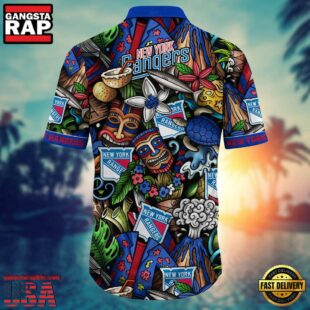 New York Rangers NHL Hawaiian Shirts