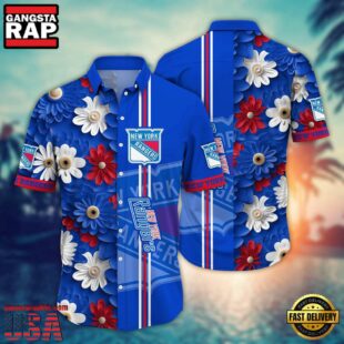 New York Rangers NHL Team Hawaiian Shirt