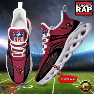 NFL Arizona Cardinals Custom Max Soul Shoes