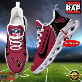 NFL Arizona Cardinals Custom Name Max Soul Shoes Gift For Fans