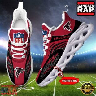 NFL Atlanta Falcons Custom Max Soul Shoes