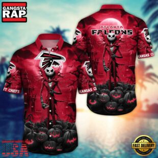 NFL Atlanta Falcons Halloween Jack Hawaiian Shirt