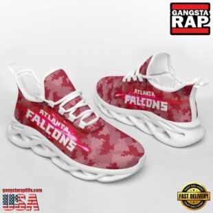 NFL Atlanta Falcons Knitted Camouflage Sport Team Max Soul Shoes