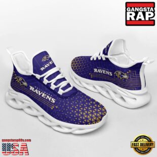 NFL Baltimore Ravens Electrical Circuit Sport Team Max Soul Shoes