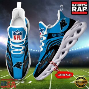 NFL Carolina Panthers Custom Max Soul Shoes