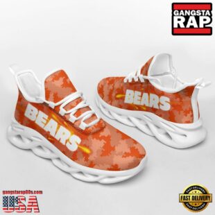 NFL Chicago Bears Knitted Camouflage Sport Team Max Soul Shoes